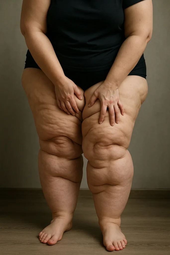 Lipedema en Pierna