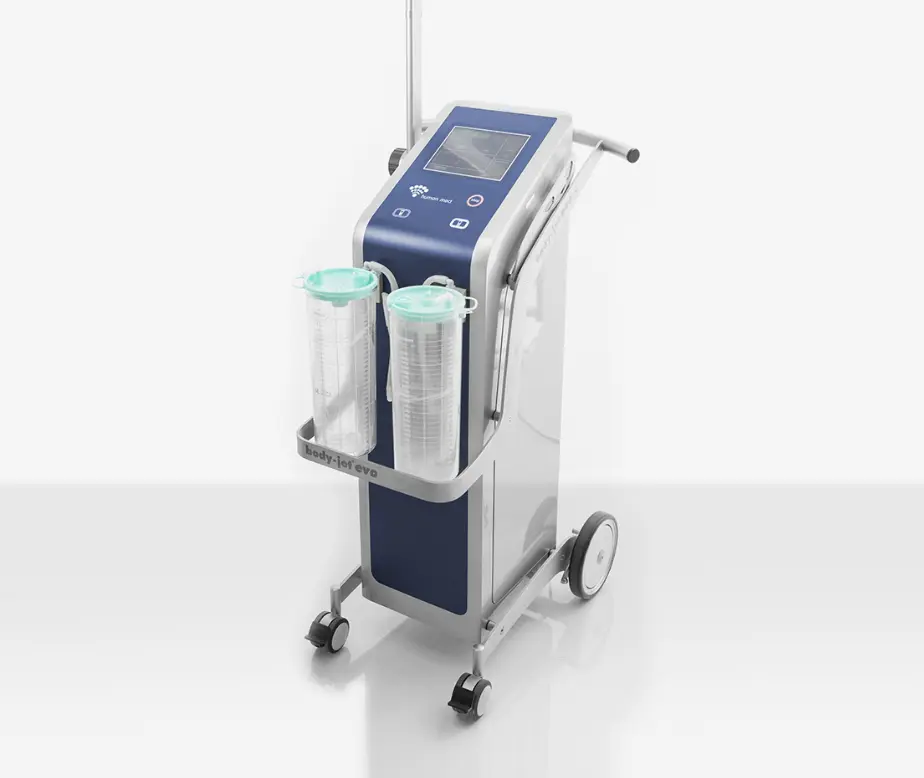 Liposucción WAL para Lipedema 1 Sistema de liposucción WAL (body-jet) en quirófano